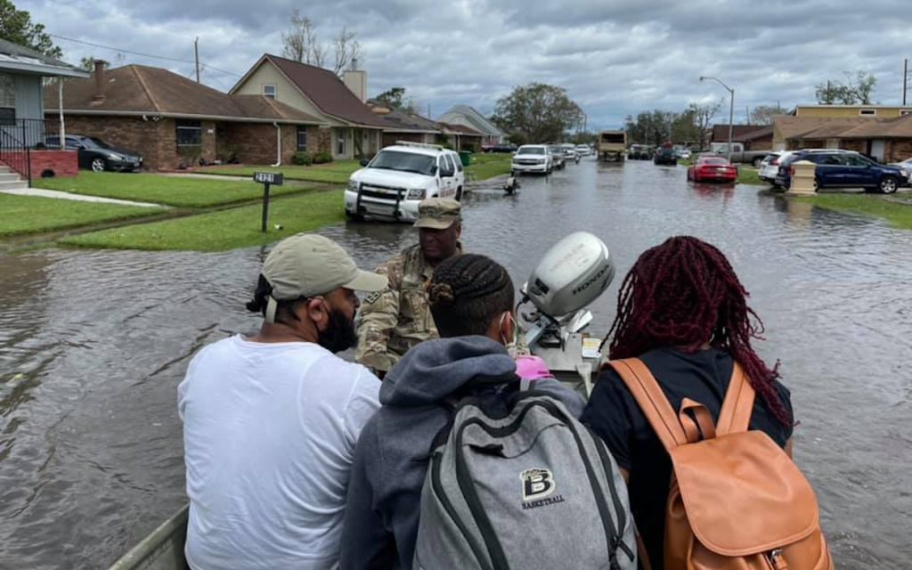 2021 09 05 New US office to protect health from climate threats Hurricane Ida CREDIT Louisiana National Guard via flickr