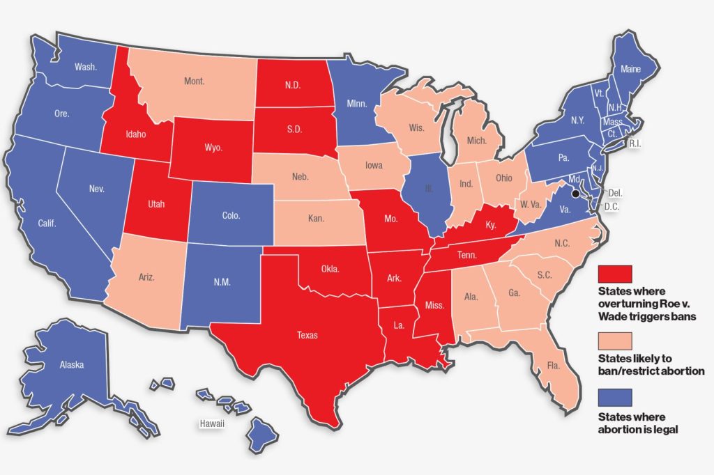 Abortion States Map New HPNEW