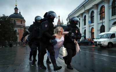 Protest Against “Partial Mobilization” in Russia