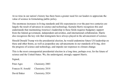 What does the Economic Nobel Laureate Letter mean for the Election?